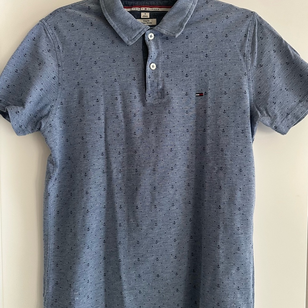 Tommy Hilfiger Men's Navy Polo Shirt